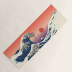 The Great Wave of Pug Yoga Mat Gallery Image 1