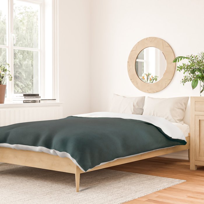 Dark Green Duvet Cover Gallery Image 2