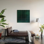 Dark Green Wood Wall Art Gallery Image 2