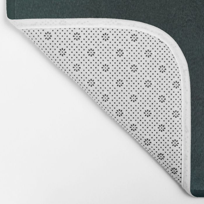 Dark Green Bath Mat Gallery Image 2