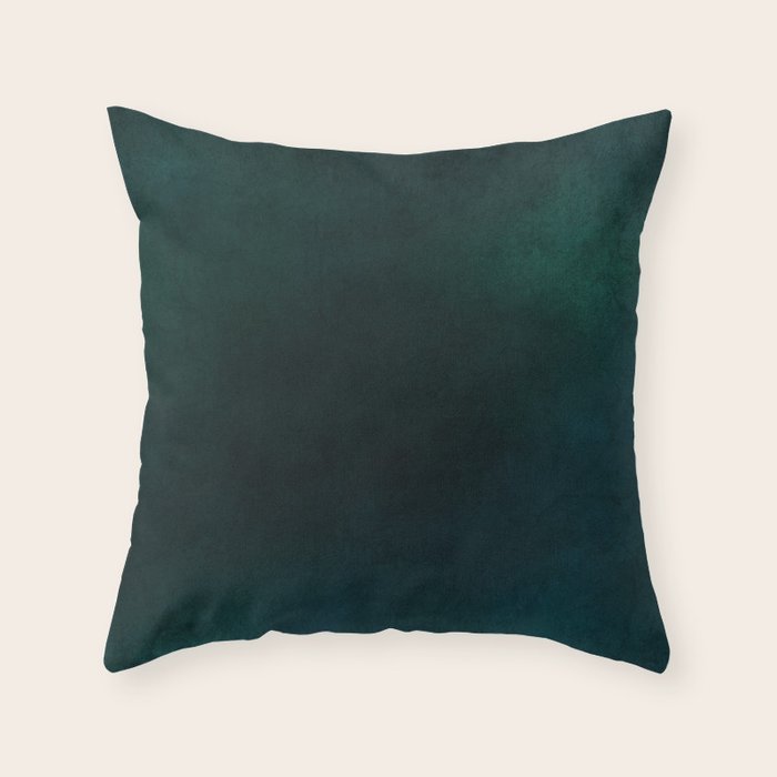 Dark Green Throw Pillow Gallery Image 1