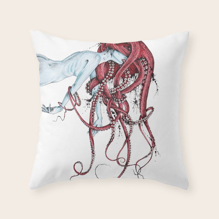 Septoid Throw Pillow Gallery Image 1