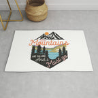 The Mountains Are Calling And I Must Go Rug Gallery Image 1