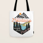 The Mountains Are Calling And I Must Go Tote Bag Gallery Image 1