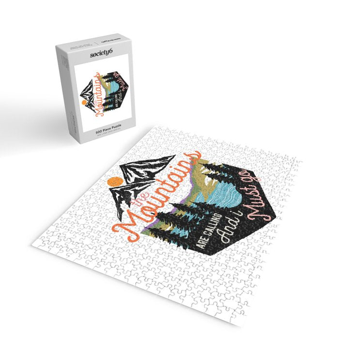 The Mountains Are Calling And I Must Go Jigsaw Puzzle Gallery Image 2