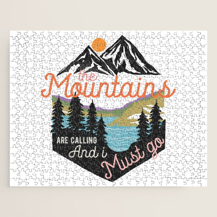 The Mountains Are Calling And I Must Go Jigsaw Puzzle Gallery Image 1