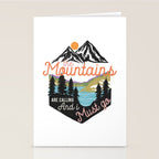 The Mountains Are Calling And I Must Go Stationery Card Gallery Image 2