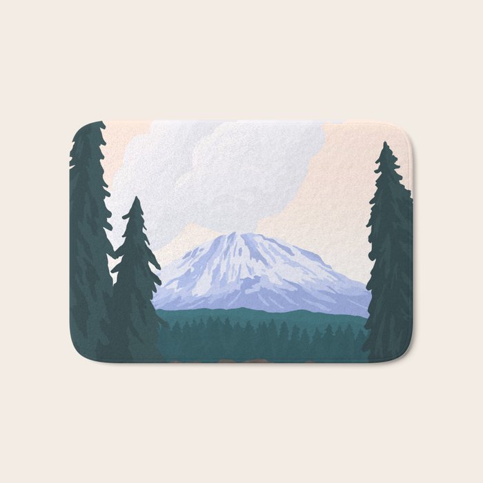 Lassen Volcanic National Park Bath Mat Gallery Image 1