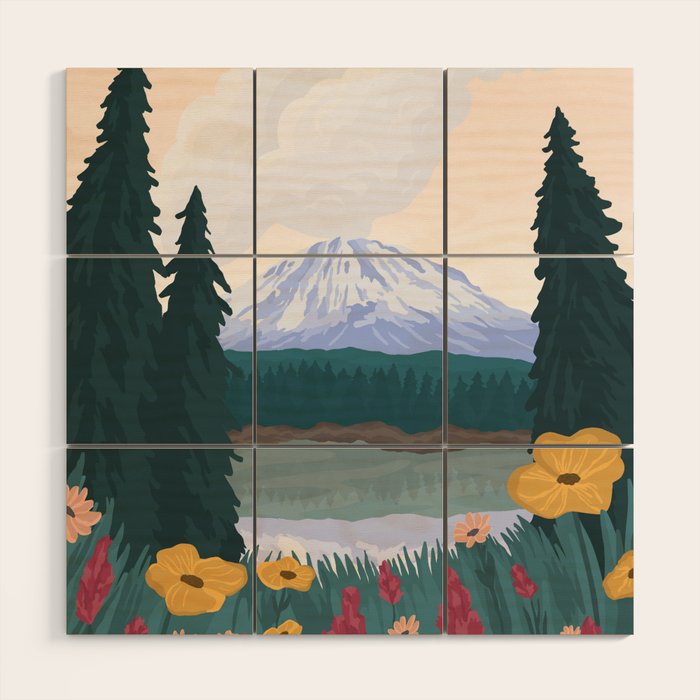 Lassen Volcanic National Park Wood Wall Art Gallery Image 1