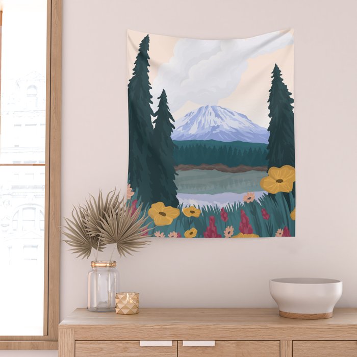 Lassen Volcanic National Park Wall Tapestry Gallery Image 2