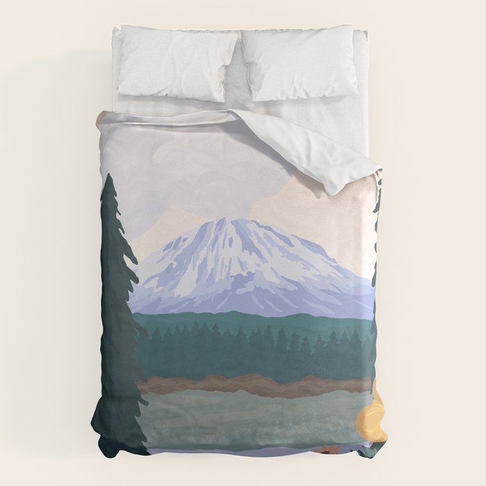 Lassen Volcanic National Park Duvet Cover Gallery Image 6