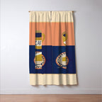 Coffee with Cake Window Curtain Gallery Image 3