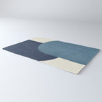 Halfmoon Colorblock - Blue Rug Gallery Image 3