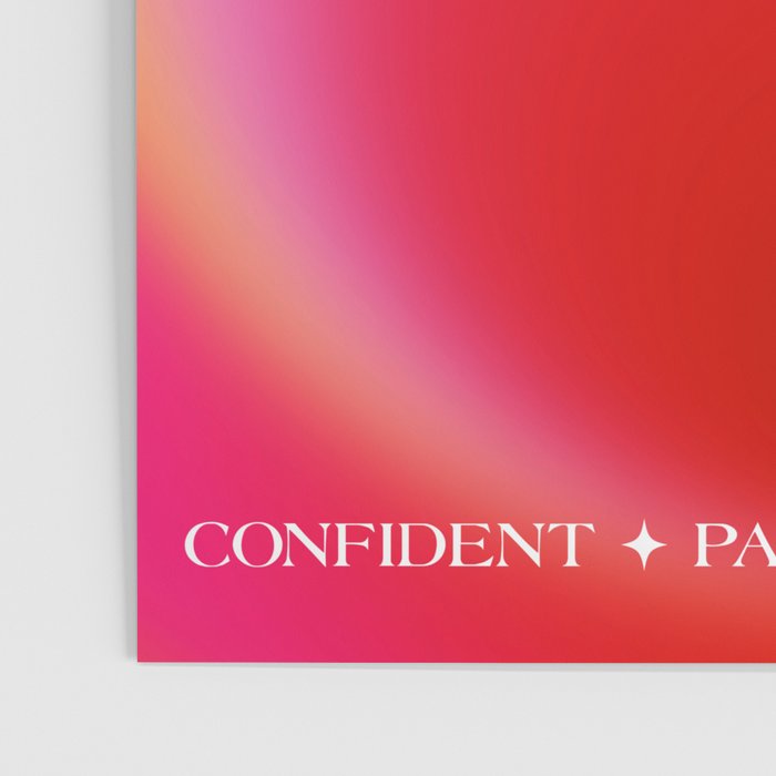 Aries Star Sign Constellation, Aura Gradient Zodiac Art Poster Gallery Image 3