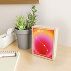 Aries Star Sign Constellation, Aura Gradient Zodiac Art Mini Art Print Gallery Image 2