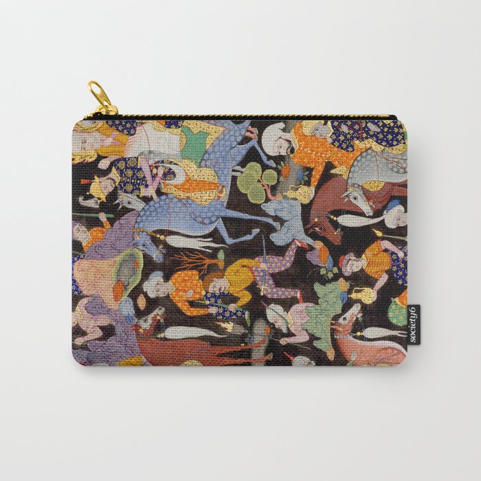 Khidr and Elias discovering the water of life, watched by Alexander Antique Islamic Art  Carry All Pouch Gallery Image 1