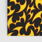 Abstract fire flame art pattern Poster Gallery Image 3