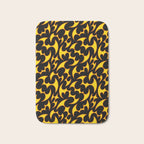 Abstract fire flame art pattern Bath Mat Gallery Image 1