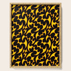 Abstract fire flame art pattern Serving Tray Gallery Image 1