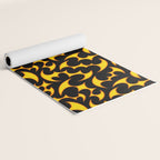 Abstract fire flame art pattern Yoga Mat Gallery Image 2