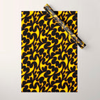 Abstract fire flame art pattern Wrapping Paper Gallery Image 1