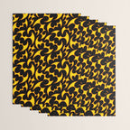 Abstract fire flame art pattern Wrapping Paper Gallery Image 3