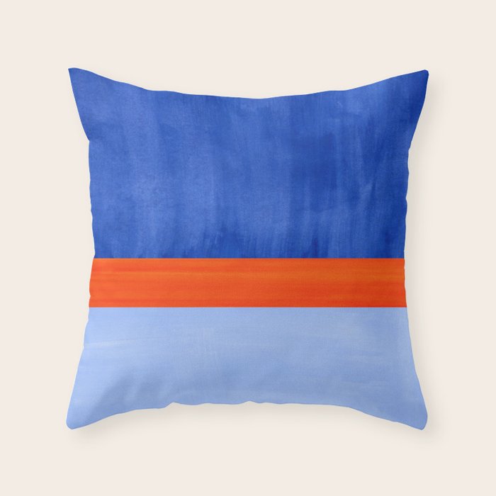 Blue Sport Throw Pillow Gallery Image 6