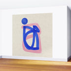 Blue Bow Wall Mural Gallery Image 2
