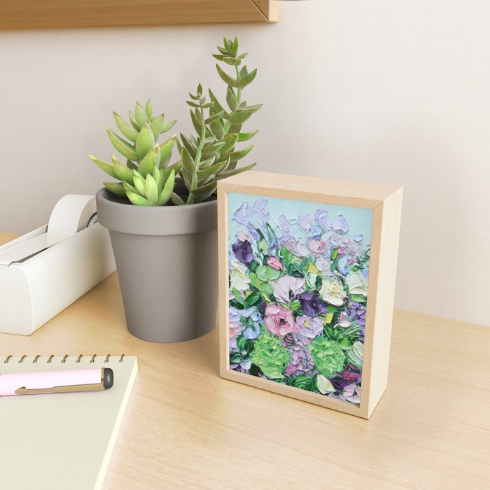 Lilac Bouquet Mini Art Print Gallery Image 2