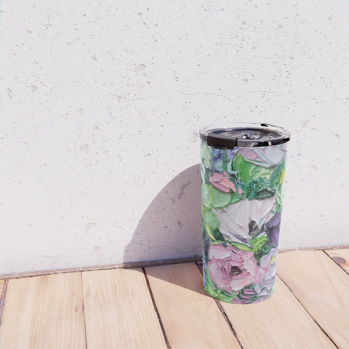 Lilac Bouquet Travel Mug Gallery Image 4