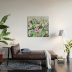 Lilac Bouquet Wood Wall Art Gallery Image 2