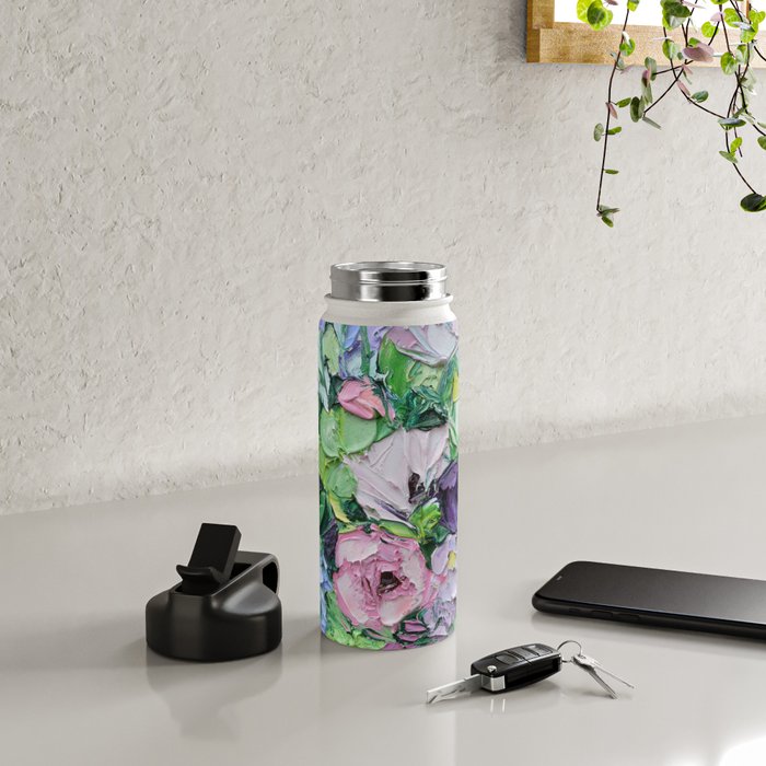 Lilac Bouquet Water Bottle Gallery Image 4