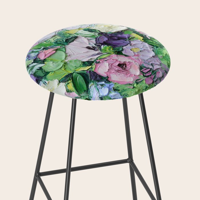 Lilac Bouquet Stool Gallery Image 2