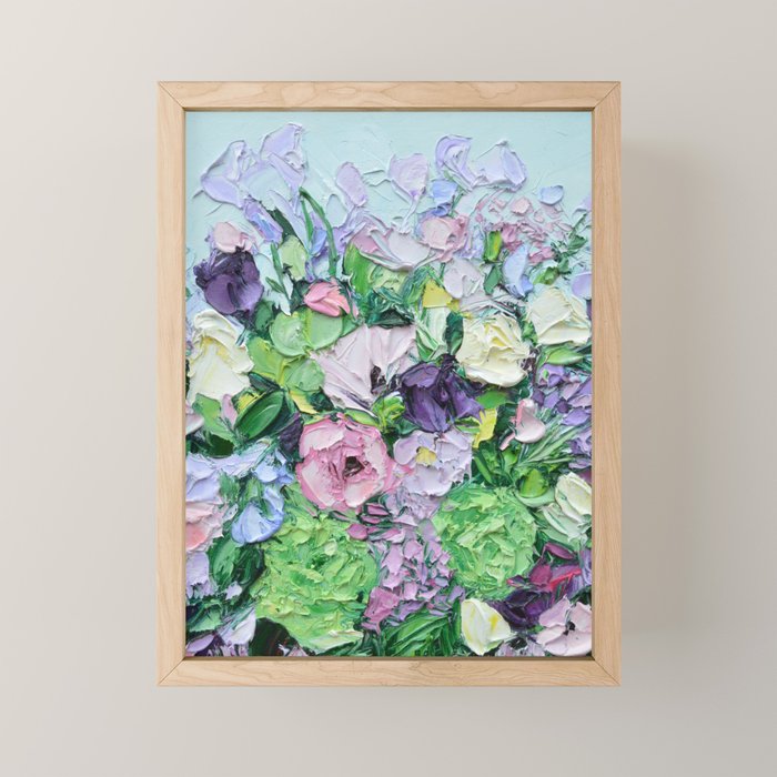 Lilac Bouquet Mini Art Print Gallery Image 1