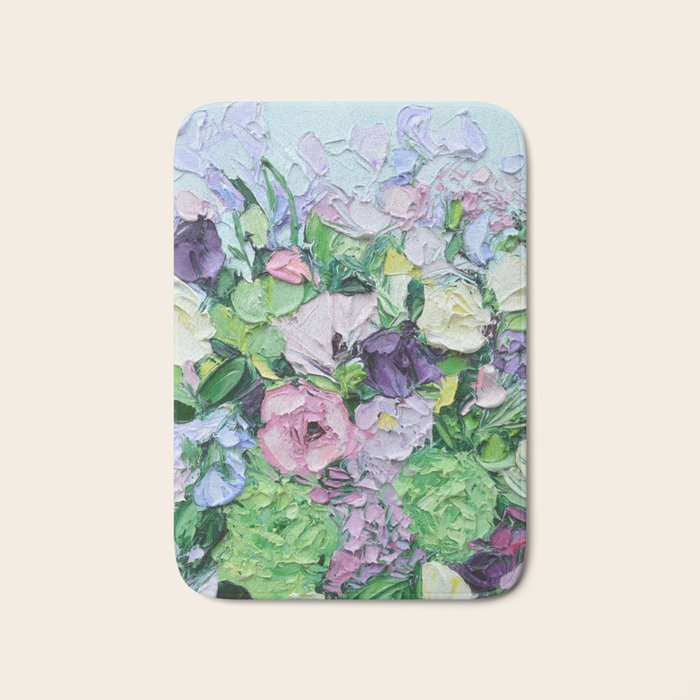 Lilac Bouquet Bath Mat Gallery Image 1