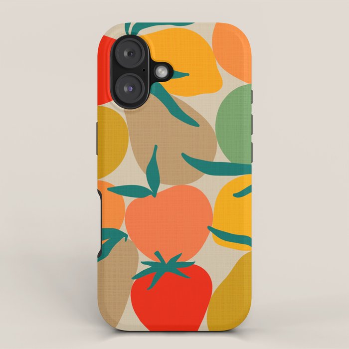 2025 RETRO FRUIT MARKET CALENDAR iPhone Case Gallery Image 1