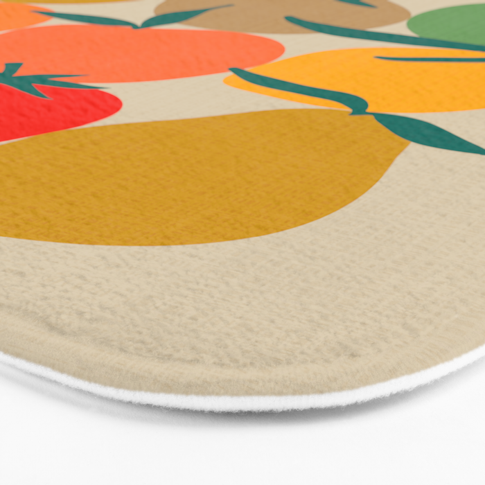 2025 RETRO FRUIT MARKET CALENDAR Bath Mat Gallery Image 3