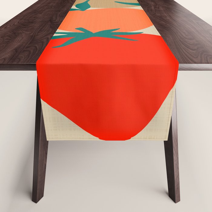 2025 RETRO FRUIT MARKET CALENDAR Table Runner Gallery Image 1