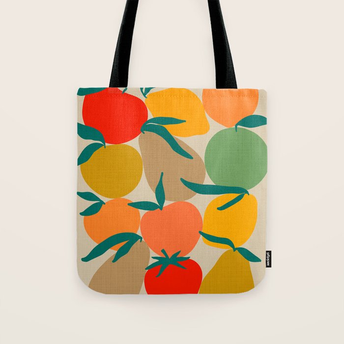 2025 RETRO FRUIT MARKET CALENDAR Tote Bag Gallery Image 1
