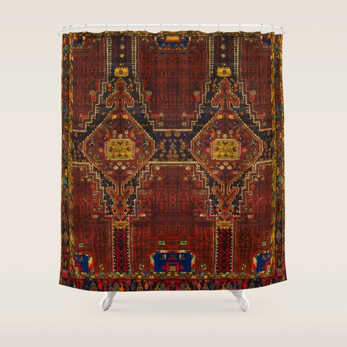 Moroccan Heritage Design Shower Curtain Gallery Image 1