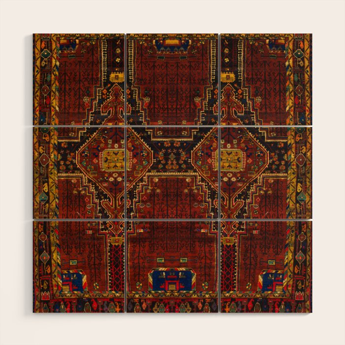 Moroccan Heritage Design Wood Wall Art Gallery Image 1