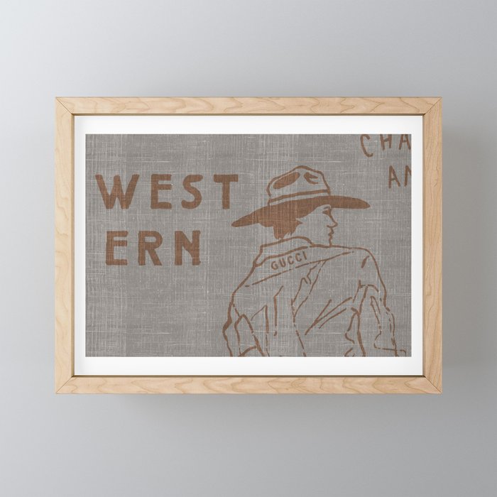 WEST ERN Mini Art Print Gallery Image 1
