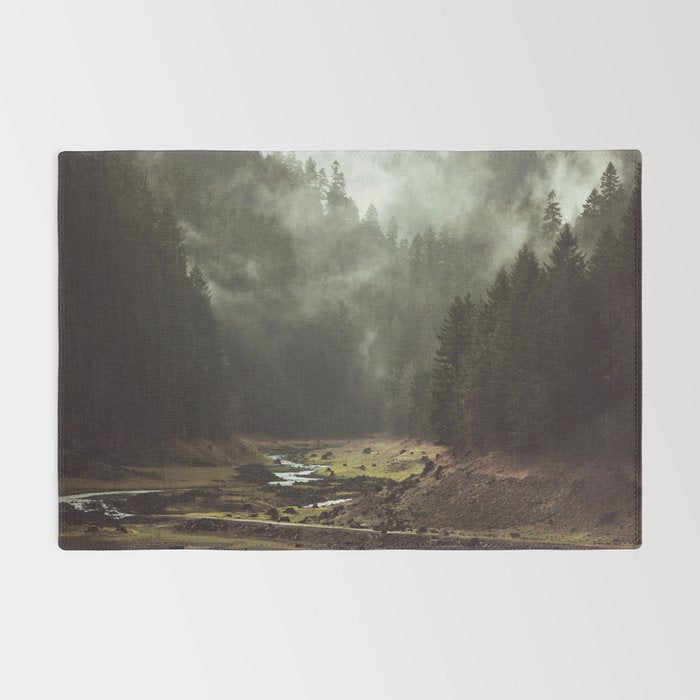 Foggy Forest Creek Rug Gallery Image 2