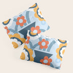 Geometrical flowers composition Pillow Sham Gallery Image 3