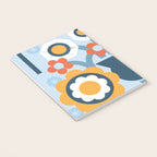 Geometrical flowers composition Notebook Gallery Image 3