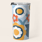 Geometrical flowers composition Travel Mug Gallery Image 3