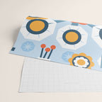 Geometrical flowers composition Wrapping Paper Gallery Image 2