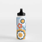 Geometrical flowers composition Water Bottle Gallery Image 3