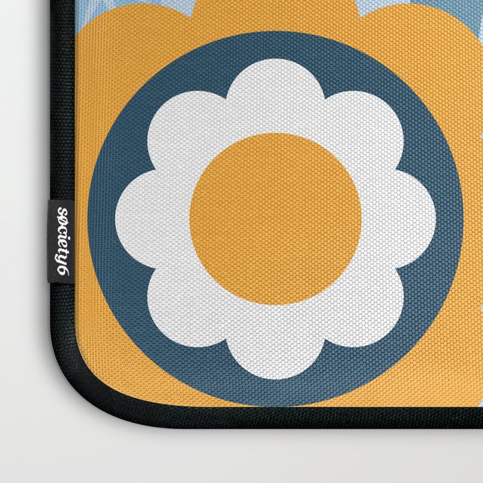 Geometrical flowers composition Laptop Sleeve Gallery Image 3