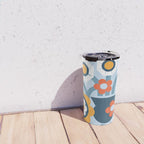 Geometrical flowers composition Travel Mug Gallery Image 4